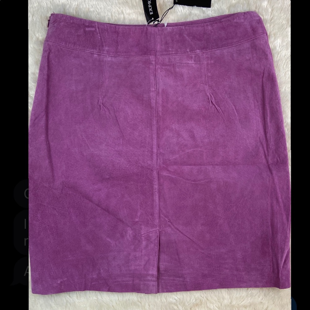 Vintage Express Suede skirt NWT 13/14